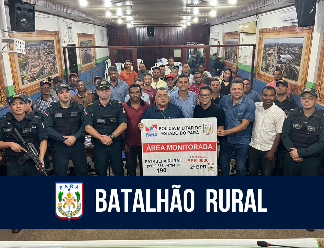 2º Batalhão de Polícia Rural realiza reunião com produtores no município de São Miguel do Guamá